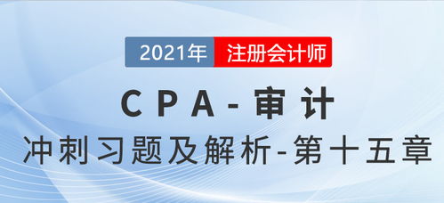 2021年cpa審計考前沖刺習題及解析 第十五章注冊會計師利用他人的工作